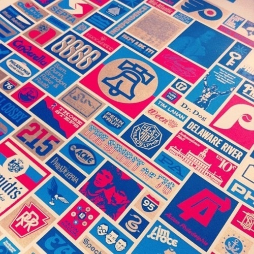 Tumblr #philadelphia #instagram #print #grid #screen #draplin