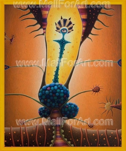 Biomatic Sublimation framed painting surrealism #drawings #surrealism #mazhlekov #painting #paintings #artist #viktor