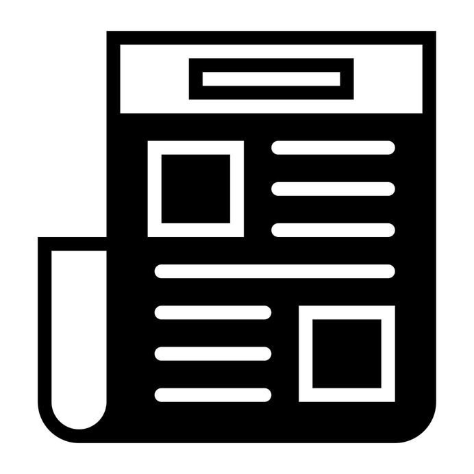See more icon inspiration related to news, journal, newspaper, news report and interface on Flaticon.
