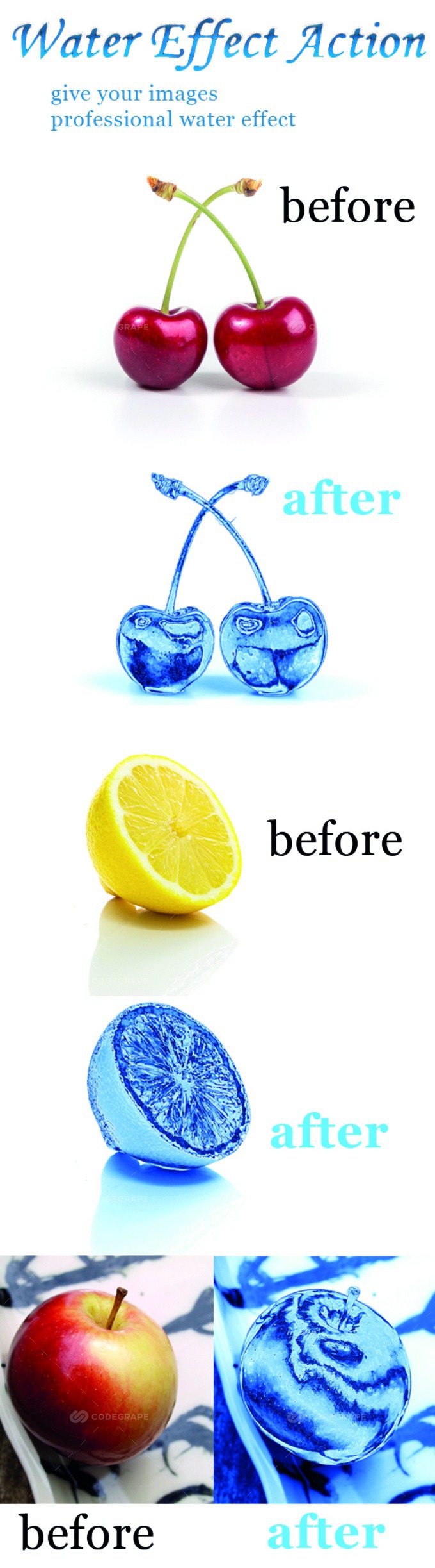 Water Effect Photoshop Action