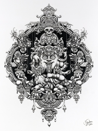 On The Air - 2012 on the Behance Network #illustration #graphite