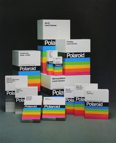 Vintage Polaroid Packaging #packaging #vintage #polaroid