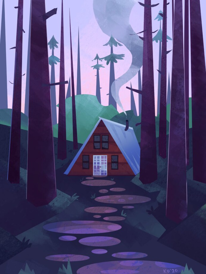 Tiny Cabin by LadyBakon