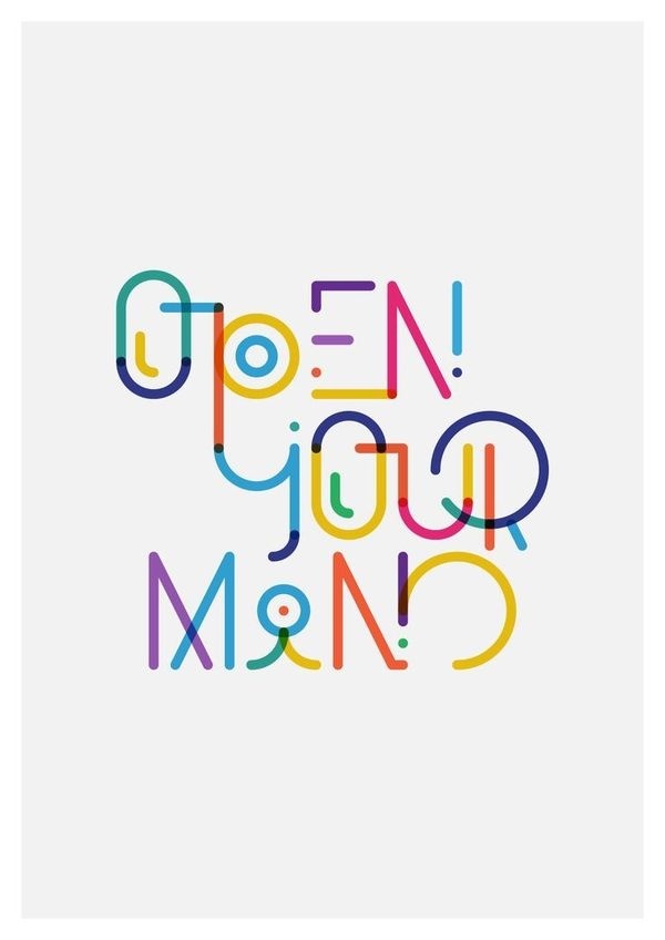 Open Your Mind . André Torres #openyourmind #andre #torres #typography