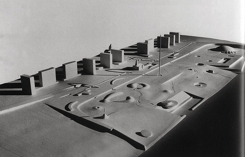 Isamu Noguchi _ Edward D. Stone Jefferson National Expansion Memorial Competition proposal, 1947 on Flickr Photo Sharing! #urbanism #isamu #architecture #noguchi