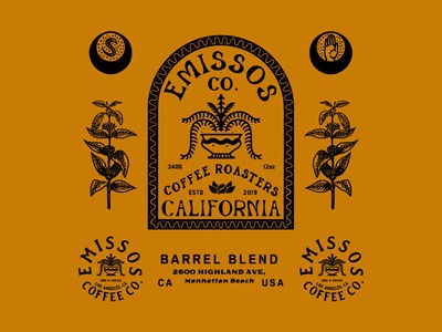 Emissos packagedesign packaging vintage logo illustration illust direction branding typography lettering grapicdesign design artwork art
