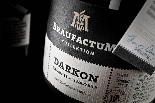Braufactum – Feine Bierkultur #beer #print #black #label
