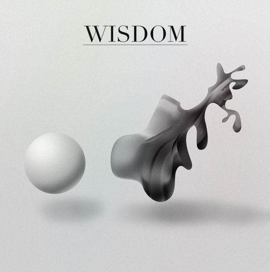 All sizes | WISDOM | Flickr - Photo Sharing! #white #black #wisdom #didot #minimal #and
