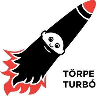 Törpe Turbó (Titchy Turbo) #titchy #rocket #logo #character #midget #turbo