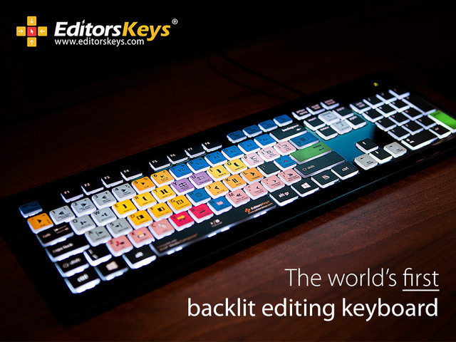 Backlit Editing Keyboard #tech #flow #gadget #gift #ideas #cool