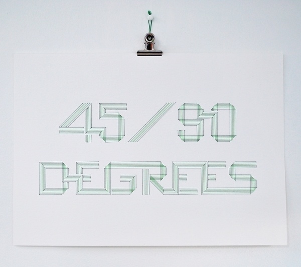 Peter Crawley | Stitched Illustrations #sew #type #folded