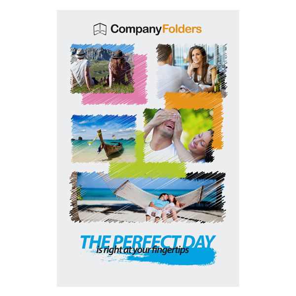 Perfect Day Travel Documents Folder Template #illustrator #travel #template #ai #document #brochure