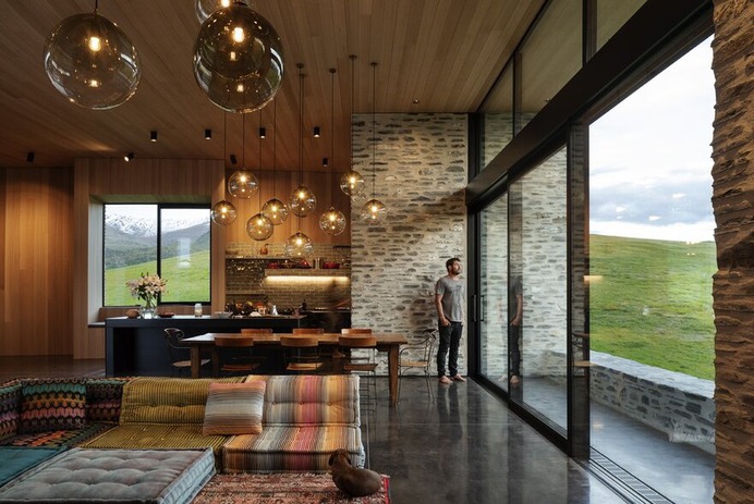 living room, kitchen, RTA Studio