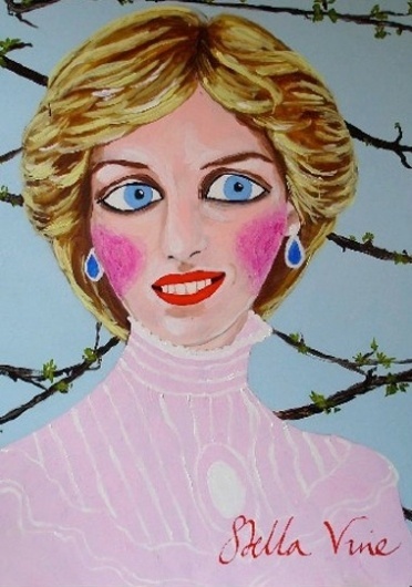 HUH. Magazine - Stella Vine #painting #bright #art