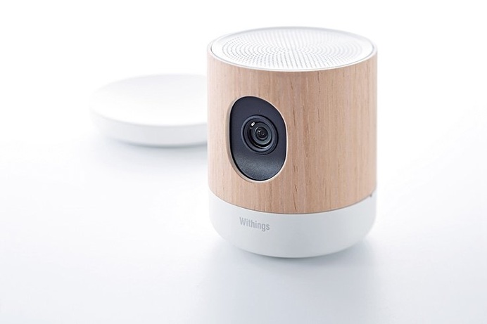 Withings Home is a beautifully #minimal security #camera and air quality sensor. #productdesign