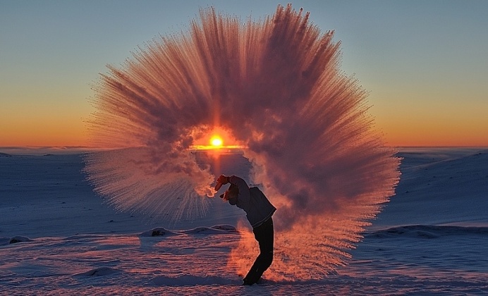 Dumping Tea at -40°