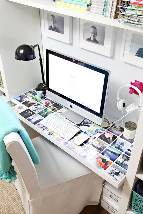 IHeart Organizing: A Little Desk Refresh #office #home #workspace