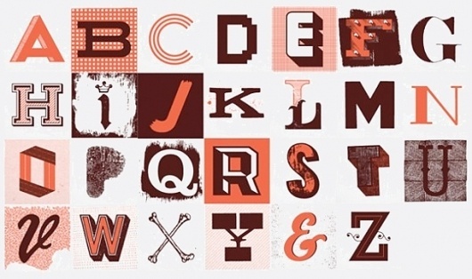 GraphicHug™ – Everybody Needs a Hug » John Boilard's Letter Collection #typography