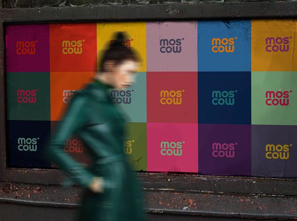 Moscow Logo color variations #logotype #pop #city #moscow #brand #art #star #fashion #russia #typography