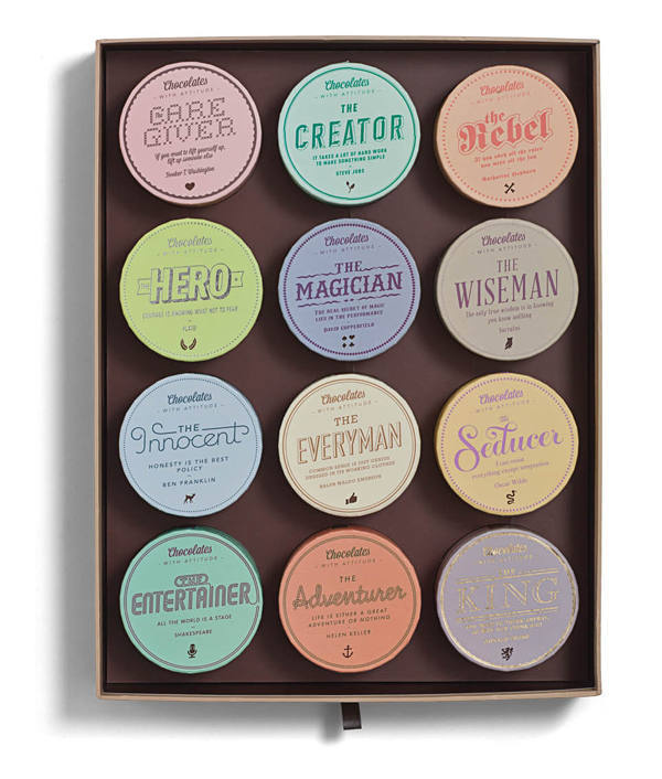 Chocolates with attitude 2012 on Packaging Design Served #packaging #chocolate