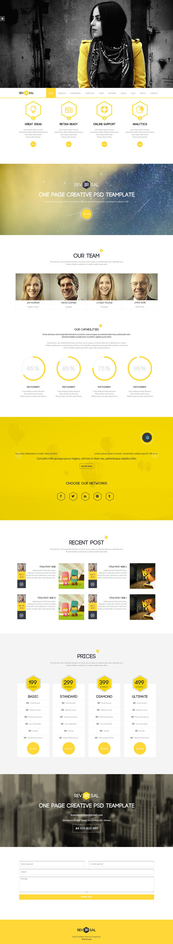 yellow, clean #yellow #design #clean #simple #concept #drupal #web
