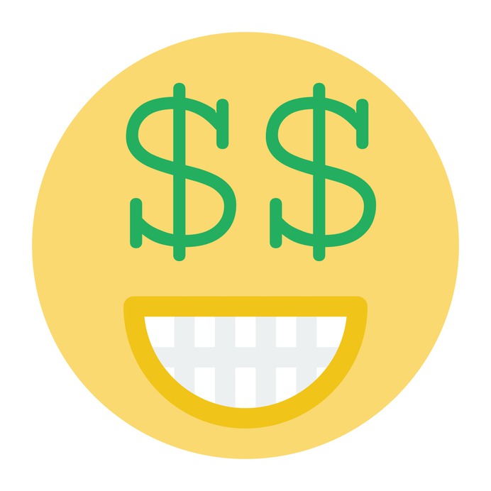 See more icon inspiration related to rich, emoticon, face, smiley, emotion, feelings, smiling, people and interface on Flaticon.