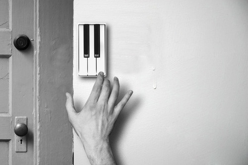 Tumblr #piano #product #music #doorbell #guest