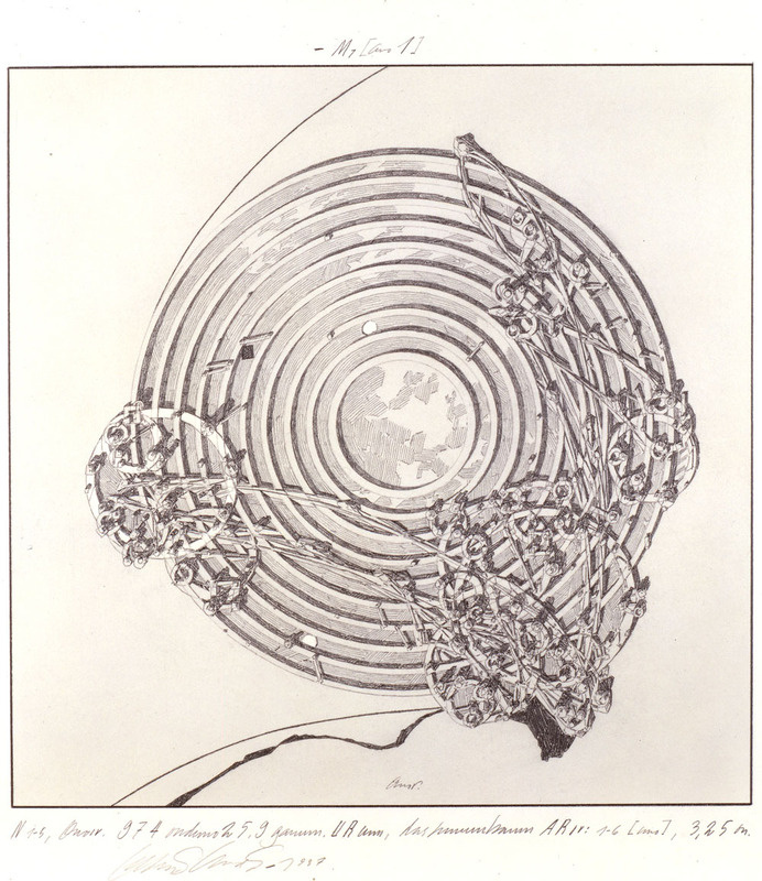Concentric Field from Lebbeus Woods' series Centricity, 1987 #urban