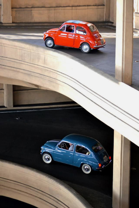 Fiat 500 & 600 #fiat #color #tilt #photography #shift