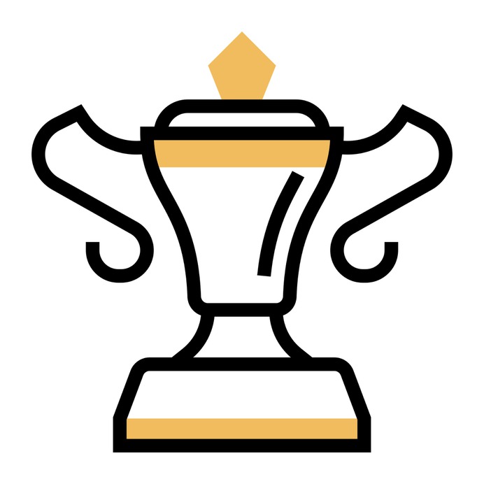 See more icon inspiration related to award, win, prize, cup, sports and competition, champion, winner and trophy on Flaticon.
