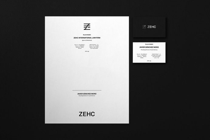 Zehc Branding - Mindsparkle Mag Basic Studio designed the branding for ZEHC – an international law firm based in Spain and The Netherlands specialized in the economic sector. #logo #packaging #identity #branding #design #color #photography #graphic #design #gallery #blog #project #mindsparkle #mag #beautiful #portfolio #designer