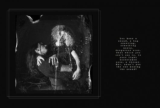 The Unknown Shadow. - Voyeur #ink #trash #books #photography #film #intervention #dark #editorial #mujercitas