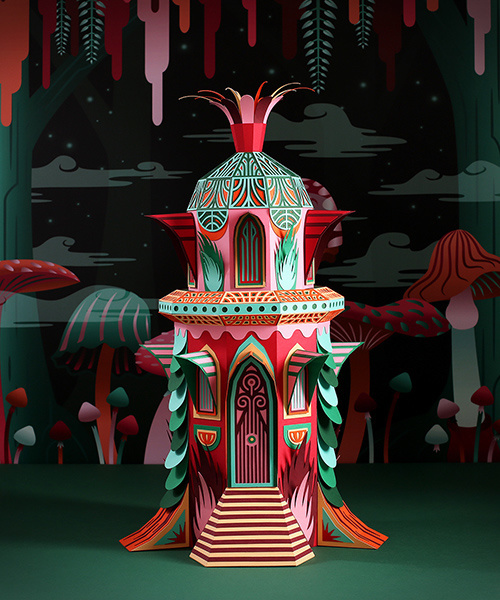 #paper #papercut #woodland Zim & Zou