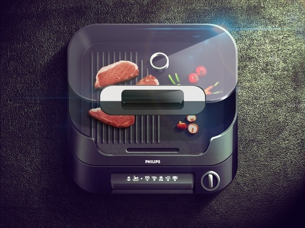 Grill iOS Icon on Behance #ipad #design #icons #iphone #app
