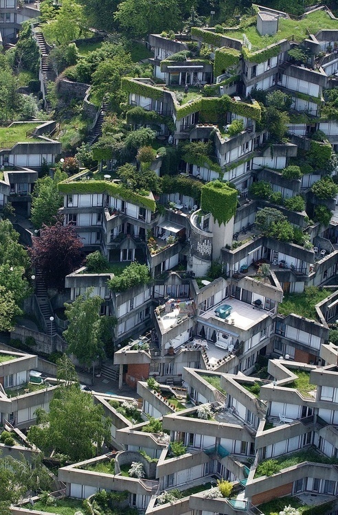CJWHO ™ (Jean Renaudie and Renée Gailhoustet's Housing...) #paris #france #design #photography #architecture #art #renaudie #jean #urbanism #housing