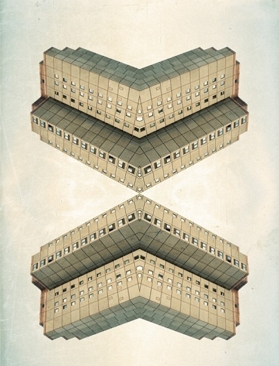 Series - Hannes Caspar #mirror #buildings