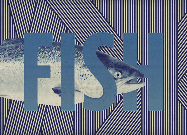 BRAINFISHWARLIMEROSE on the Behance Network #fish #graphic