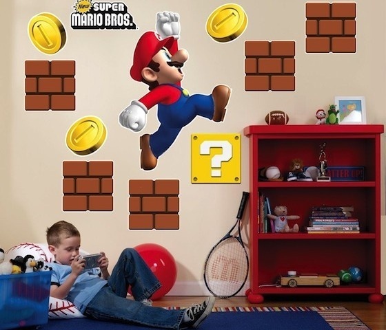 Super Mario Bros Wall Decals #gadget