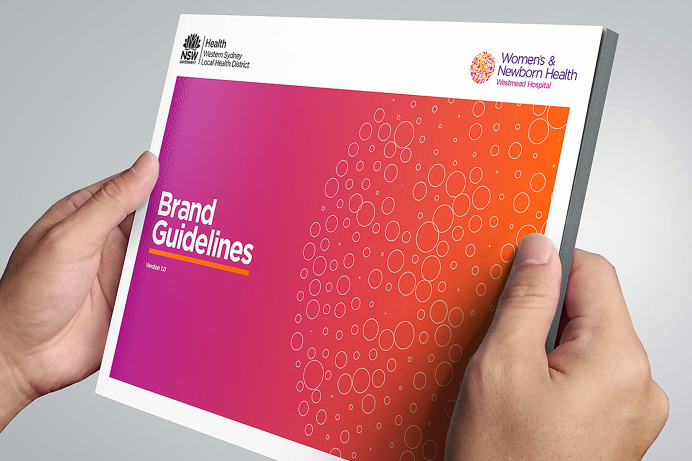 Hospital Branding Guidelines #colour #gradient #graphics #style #health #branding