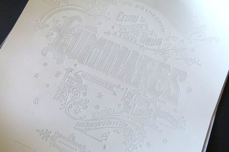 Let There Be Light & Type | Paperspecs #press #print #design #typography