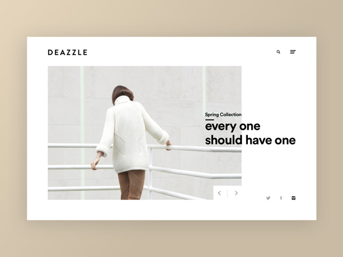 Deazzle Shoe Fashion Website by Fariz Maulana