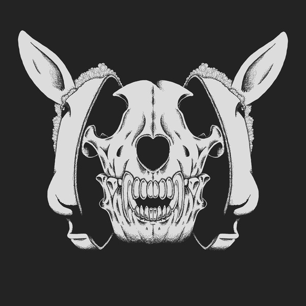 The Wolf in Sheep's Clothing by Estúdio Self #illustration #wolf #sheep #animal #skull