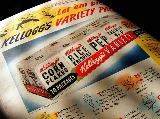 All sizes | LIFE Magazine: Kellogg's Cereal Variety Ad | Flickr - Photo Sharing! #60s #print #kelloggs #vintage #cereal #50s