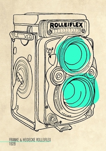 A HISTORY OF - LUCY KELLY #camera #illustration #vintage #pen