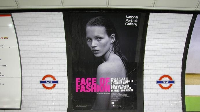 National Portrait Gallery, Face of Fashion Campaign | Thomas Manss & Company #print #design #poster #typography