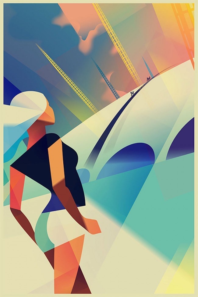 Art Deco Inspired Posters by Mads Berg