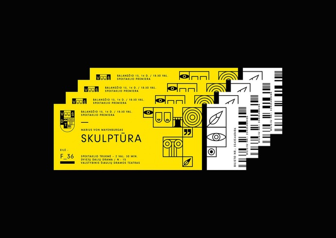 Šiauliai Drama Theater Branding - Mindsparkle Mag Aivaras Bakanauskas designed the branding for Šiauliai drama theater (Valstybinis Šiaulių dramos teatras) – the second theater in the history of Independent Lithuania. #logo #packaging #identity #branding #design #color #photography #graphic #design #gallery #blog #project #mindsparkle #mag #beautiful #portfolio #designer
