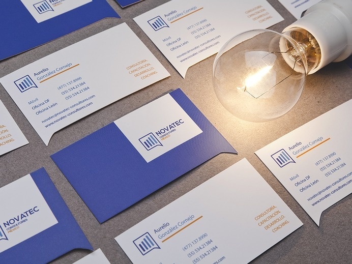 Novatec Consultores is a training and consultant firm in Mexico. The branding strategy taken by TBP was based on the vision of the company m #management #branding #strategic