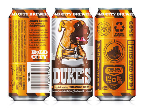 Bold City Brewery Cans #beer #can #label