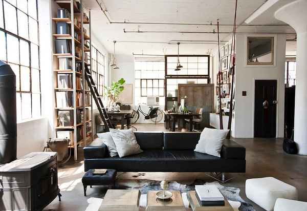 CJWHO ™ (Loft in Brooklyn by Alina Preciado by Dan Gitane ...) #loft #design #interiors #luxury #architecture #york #brooklyn #new